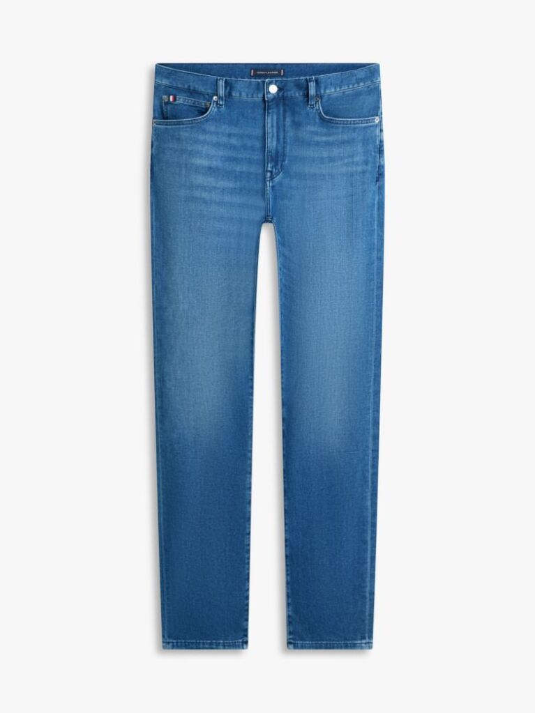 Blue Denton Slim Straight Leg Jeans  Men