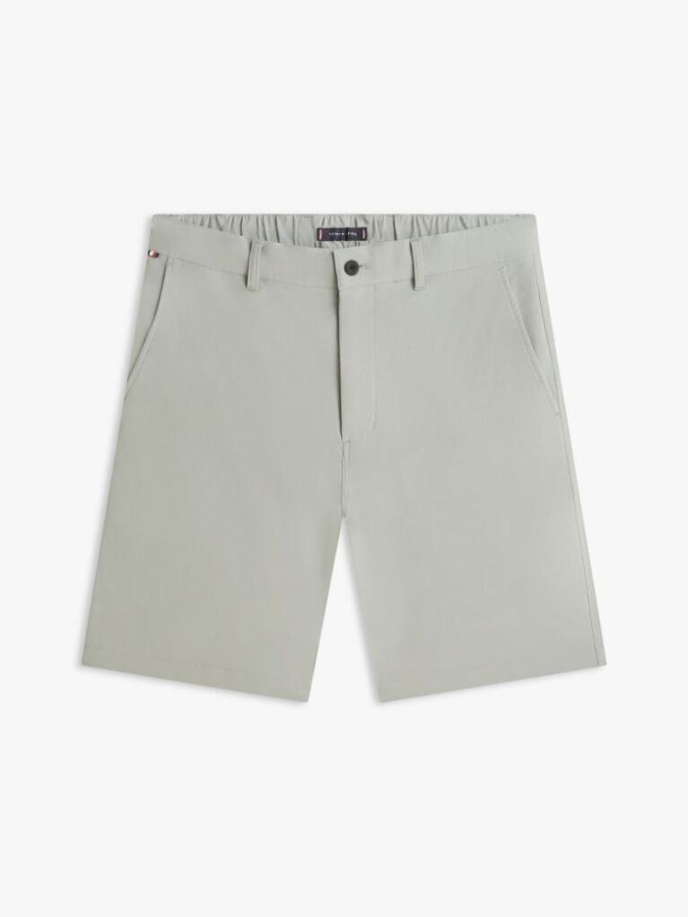 Γκρι Dover Chino Βερμούδα Με Κεντητό Σημαιάκι  Άνδρες