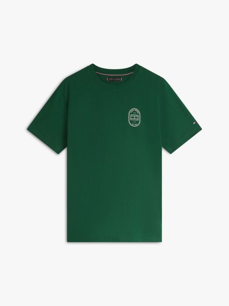 Green Logo Crew Neck T-Shirt  Men