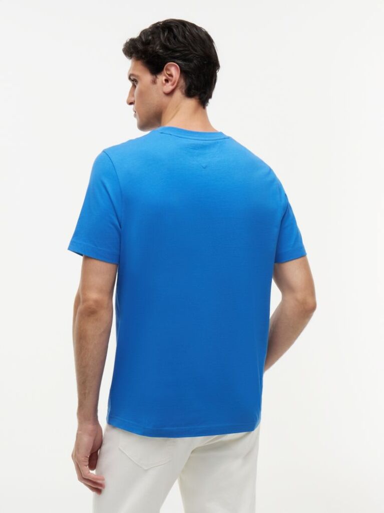 Μπλε T-Shirt Με Λογότυπο  Άνδρες