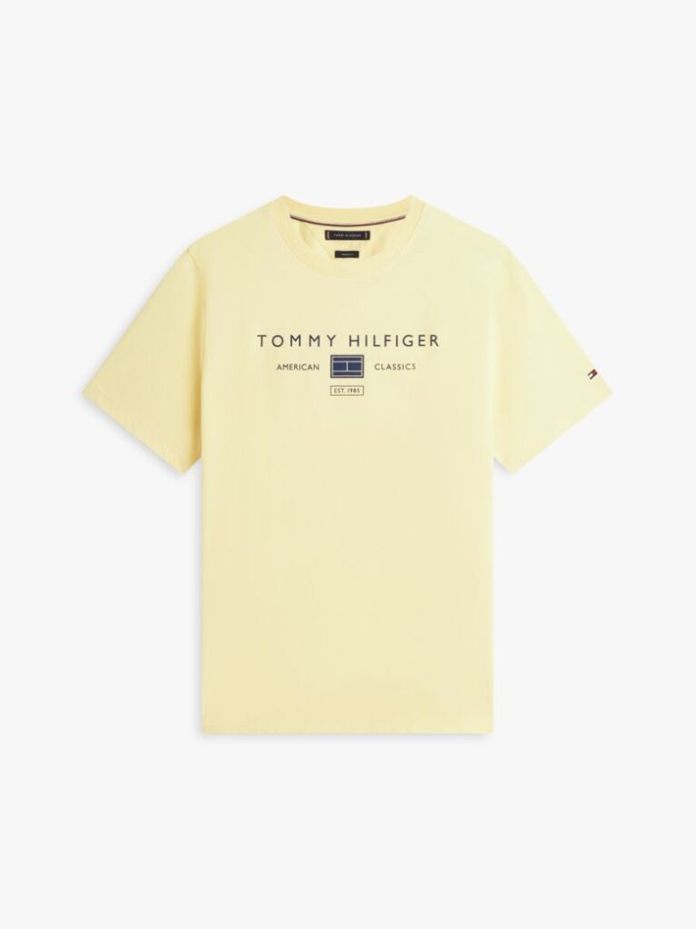 Κίτρινο T-Shirt Με Λογότυπο  Άνδρες