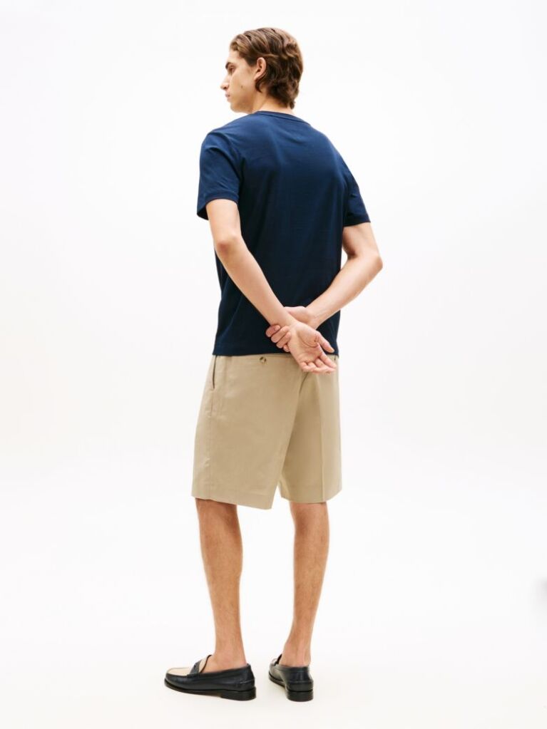 Blue Logo Graphic Crew Neck T-Shirt  Men