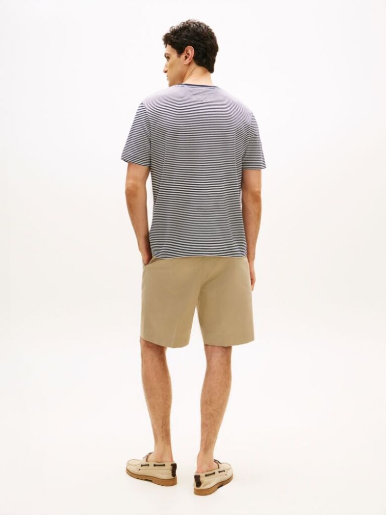 Multi Ριγέ T-Shirt Σε Κανονική Γραμμή Με Κλασική Λαιμόκοψη  Άνδρες