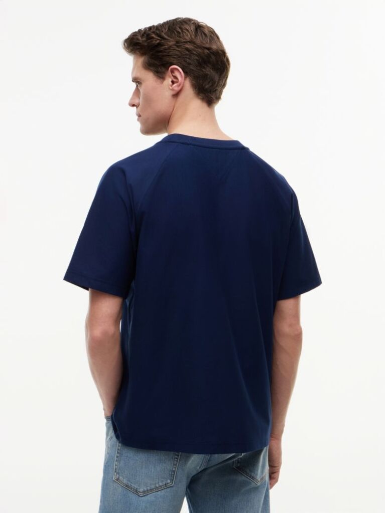 Blue Flag Raglan Sleeve Relaxed Jersey T-Shirt  Men