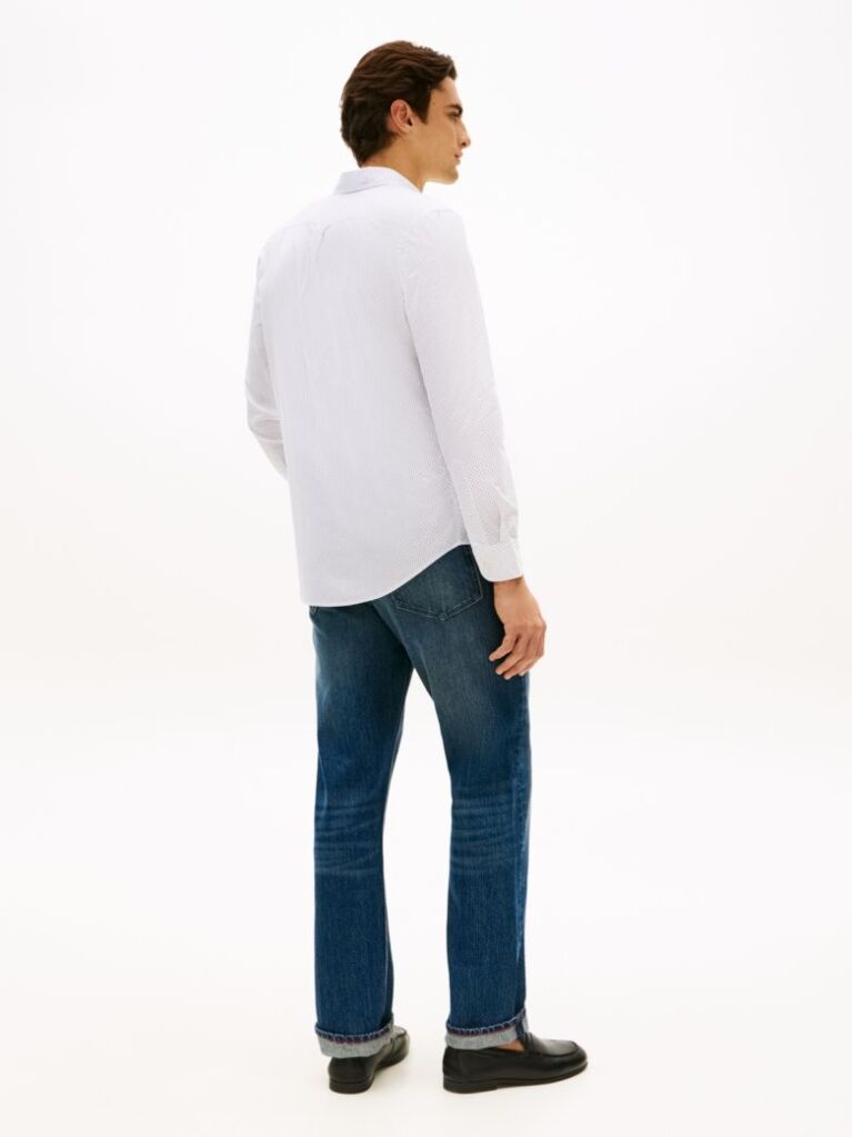 White TH Flex Slim Fit Button-Down Shirt  Men