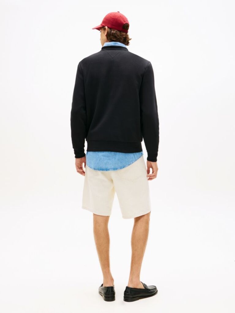 Black Logo Terry Sweatshirt  Men
