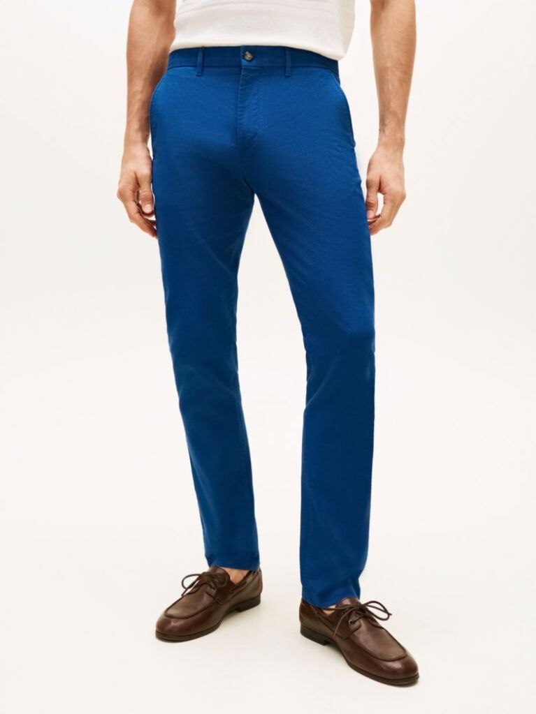 Blue Bleecker Twill Chinos  Men