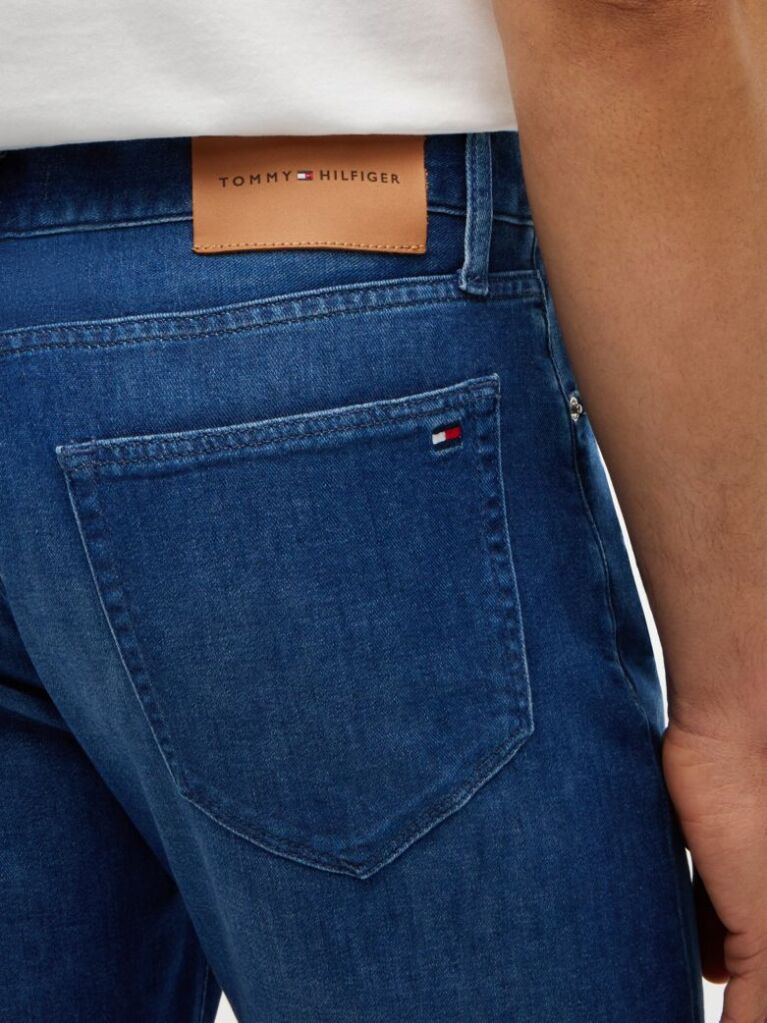 Blue Denton Slim Straight Leg Jeans  Men