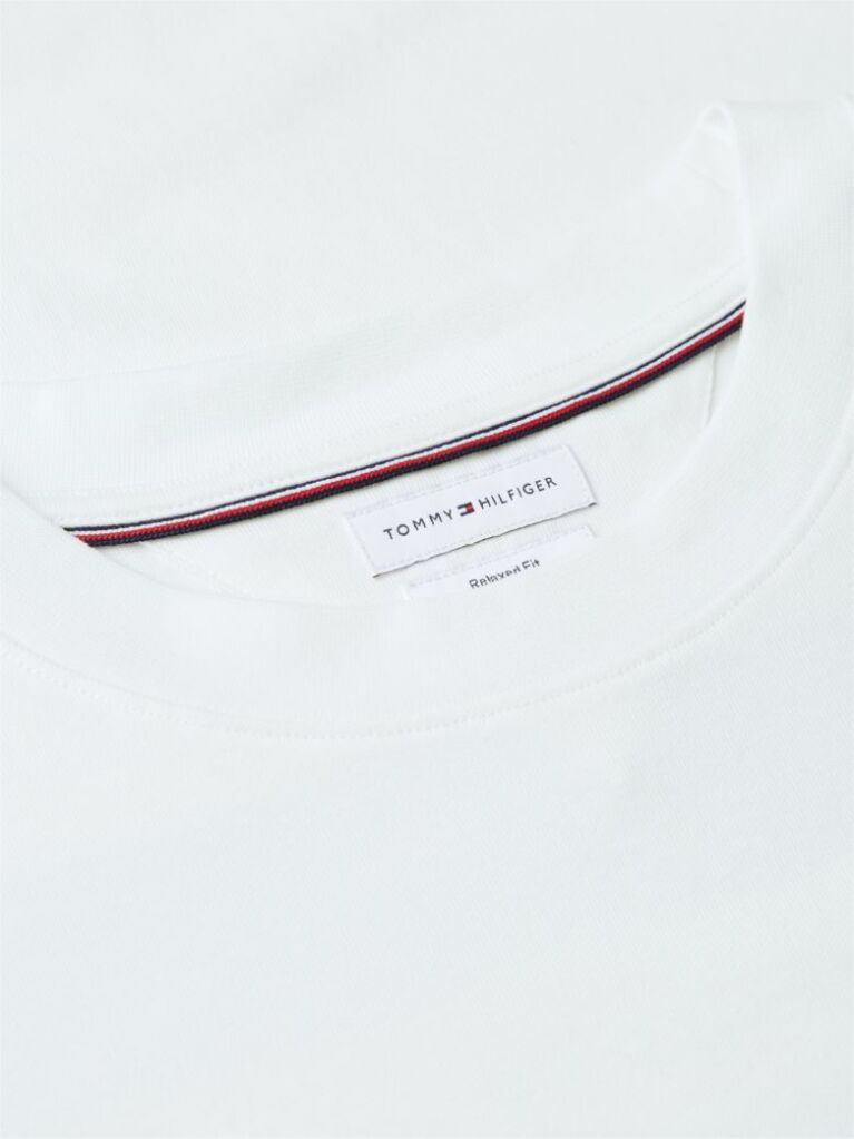 White Logo Colour-Blocked Relaxed T-Shirt  Men