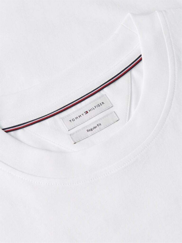 White Back Graphic Jersey Crew Neck T-Shirt  Men
