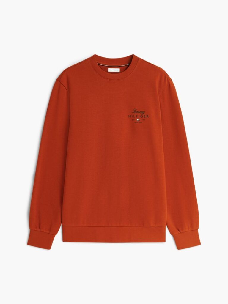 Orange Logo Sweatshirt  Men