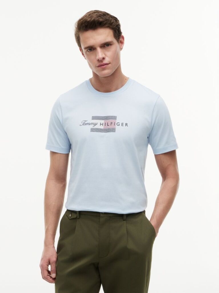 Blue Flag Graphic Jersey T-Shirt  Men
