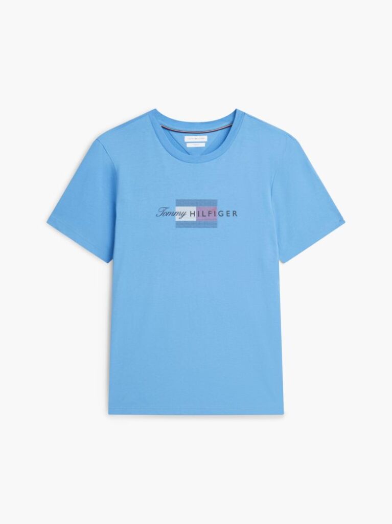 Blue Flag Graphic Jersey T-Shirt  Men