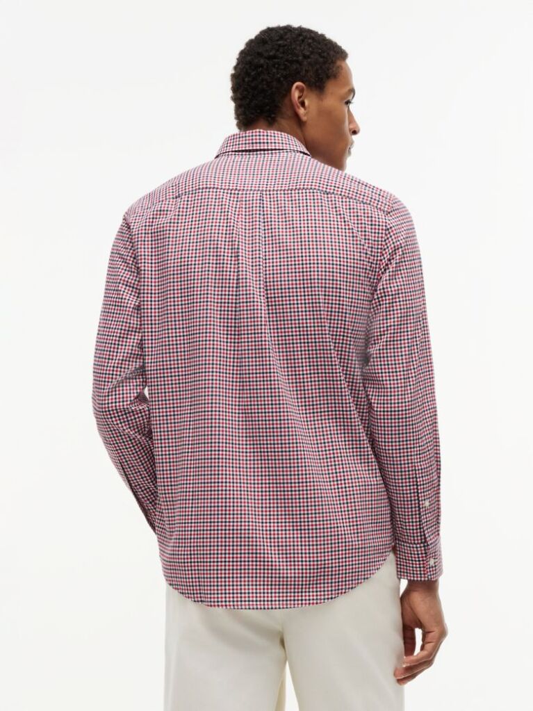 Multi Flex Poplin Gingham Shirt  Men