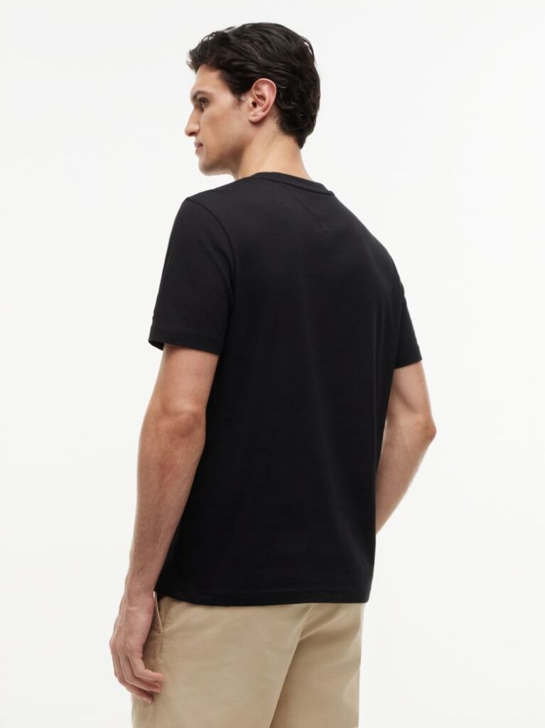 Black Logo Graphic Jersey T-Shirt  Men