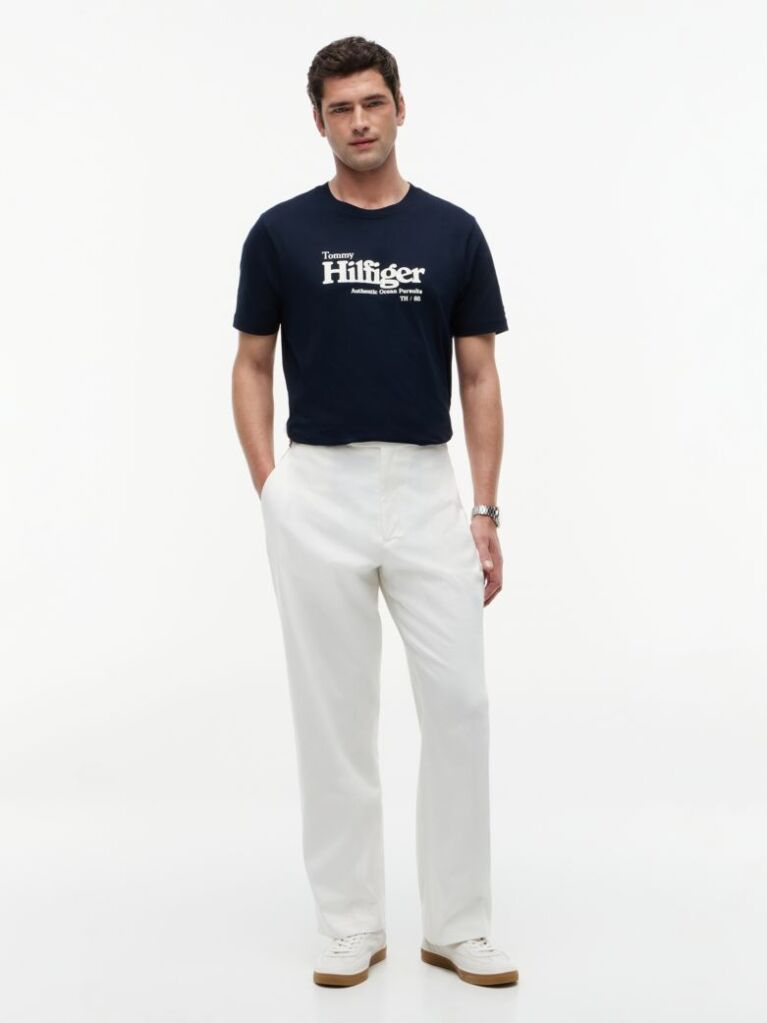Blue Logo Graphic Jersey T-Shirt  Men