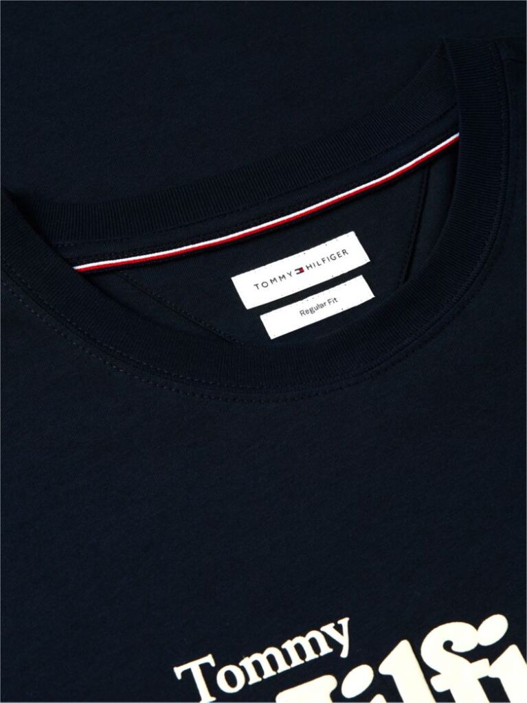 Blue Logo Graphic Jersey T-Shirt  Men