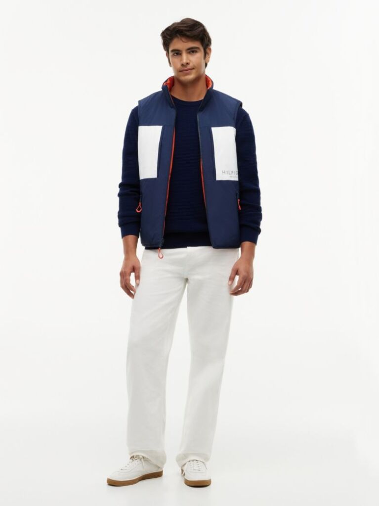 Orange Reversible Zip-Thru Regatta Gilet  Men