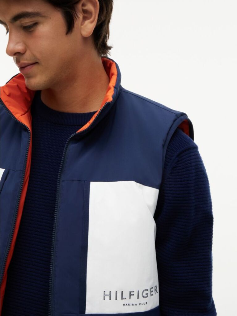 Orange Reversible Zip-Thru Regatta Gilet  Men