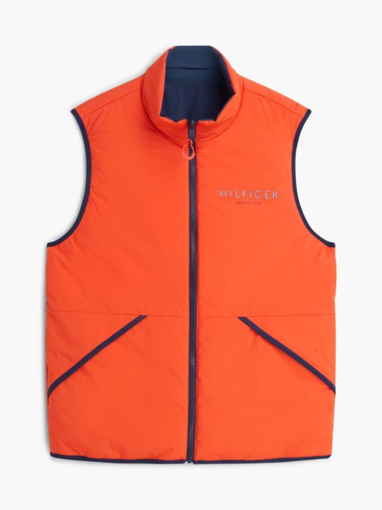 Orange Reversible Zip-Thru Regatta Gilet  Men