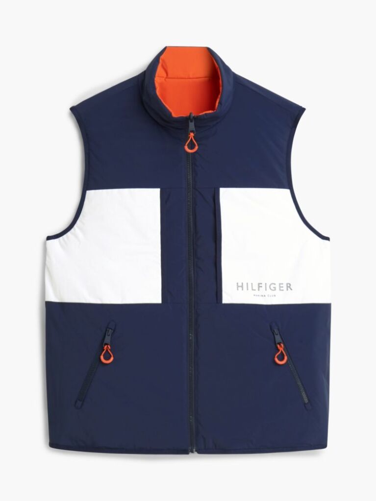 Orange Reversible Zip-Thru Regatta Gilet  Men
