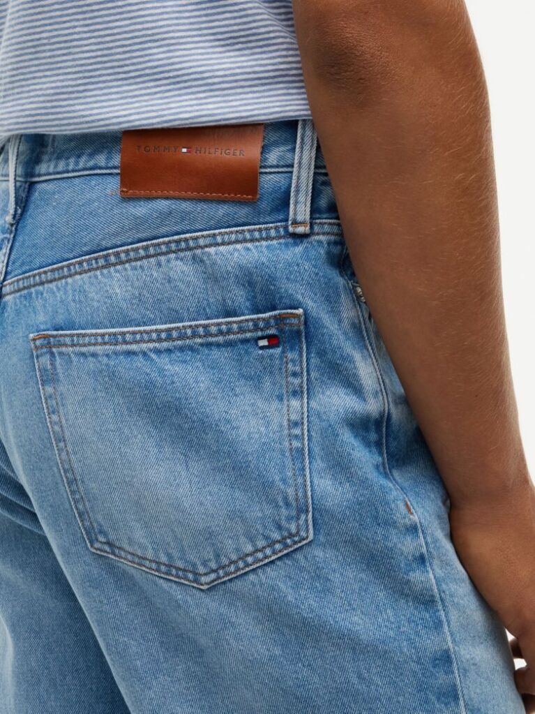 Blue Whiskered Relaxed Jeans  Men
