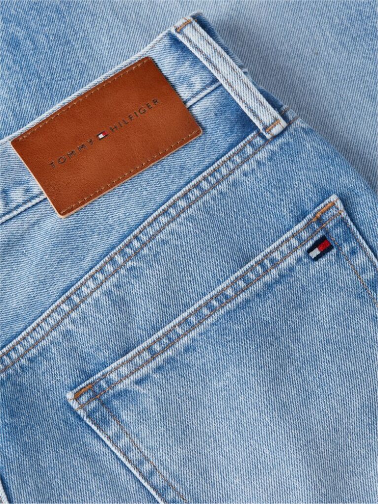 Blue Whiskered Relaxed Jeans  Men