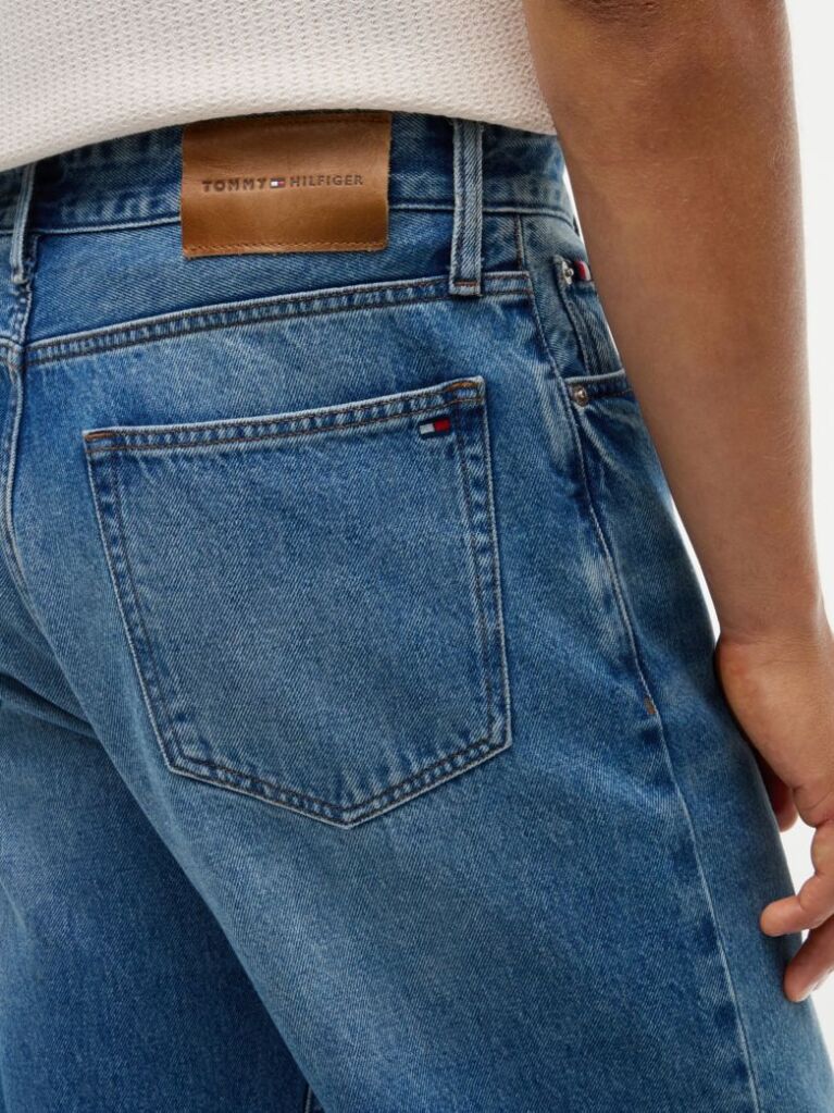 Blue Faded Loose Jeans  Men