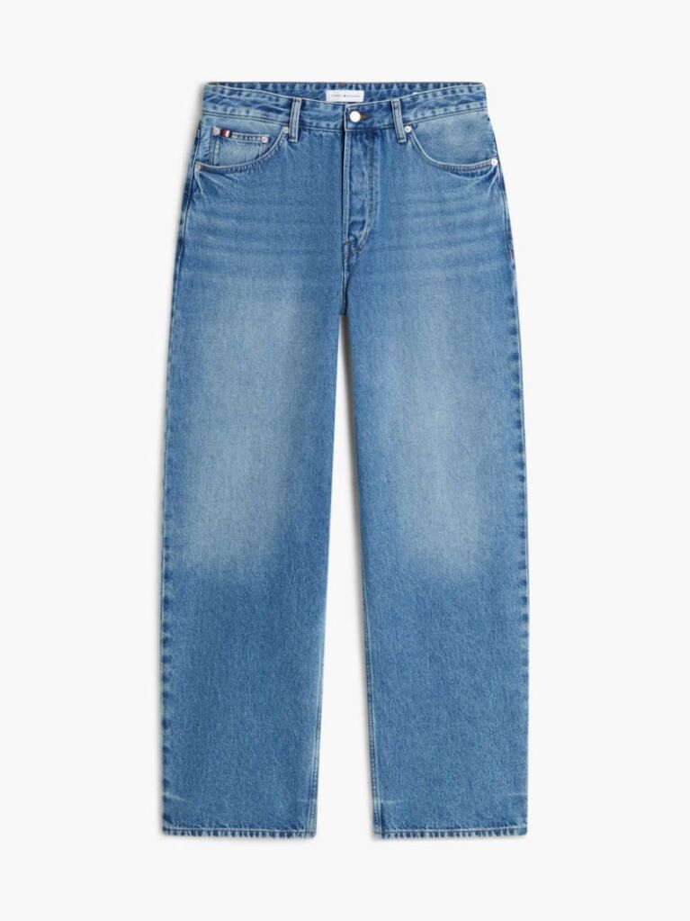 Blue Faded Loose Jeans  Men