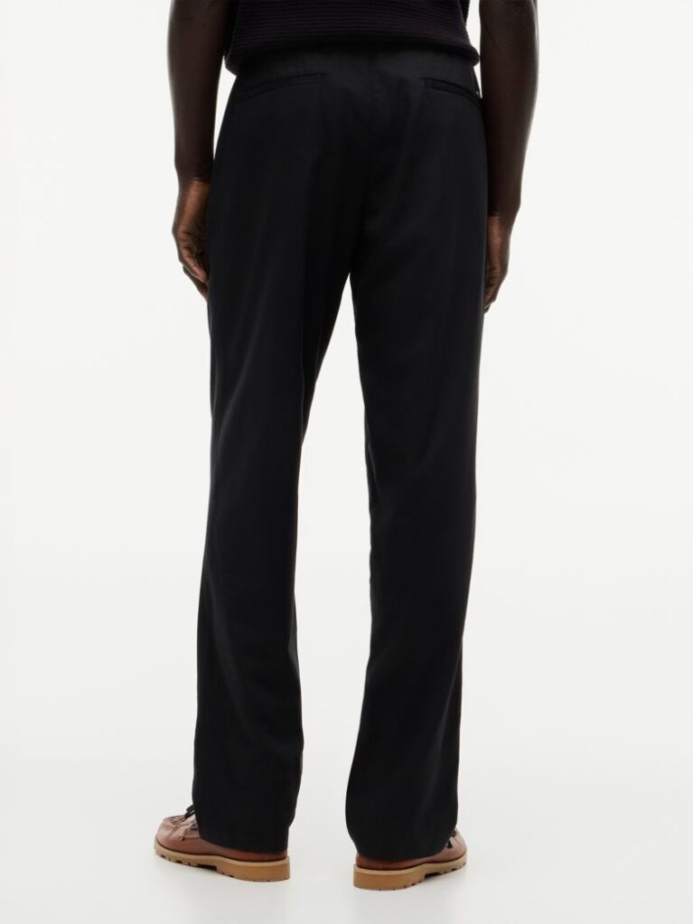 Black Dover Elasticated Regular Twill Chinos  Men