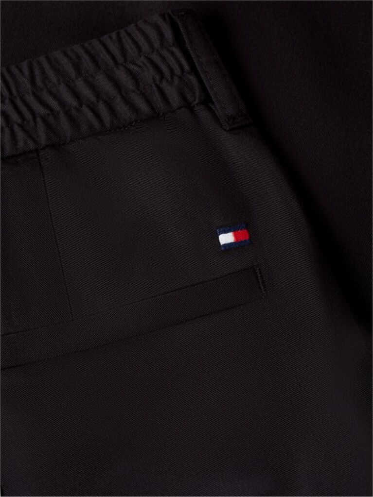 Black Dover Elasticated Regular Twill Chinos  Men