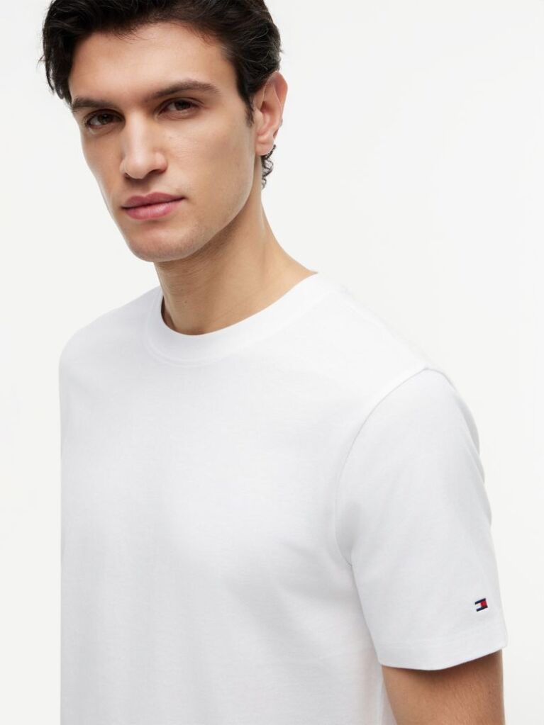 White Back Logo Jersey T-Shirt  Men