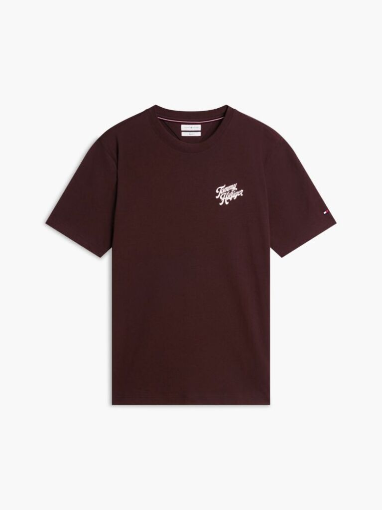 Brown Back Graphic Crew Neck T-Shirt  Men