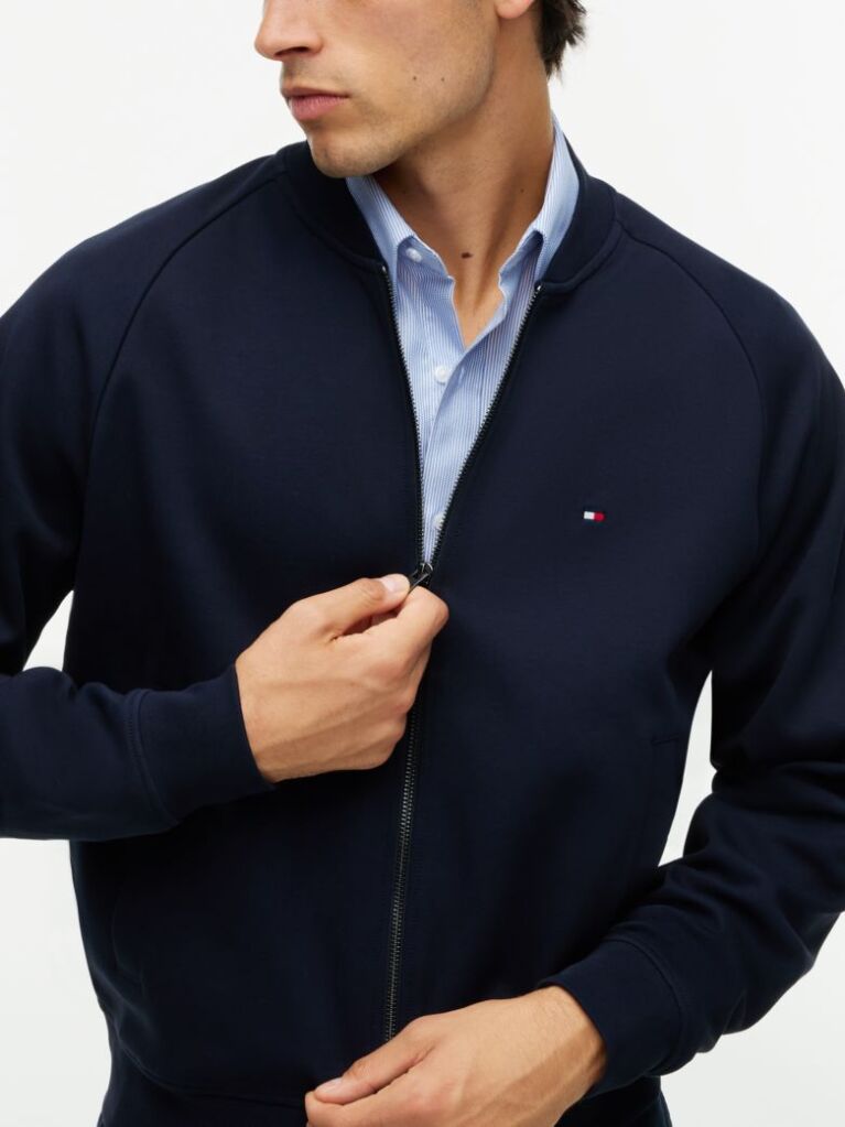 Μπλε Performance Bomber Τζάκετ Με Intechno Πλέξη  Άνδρες