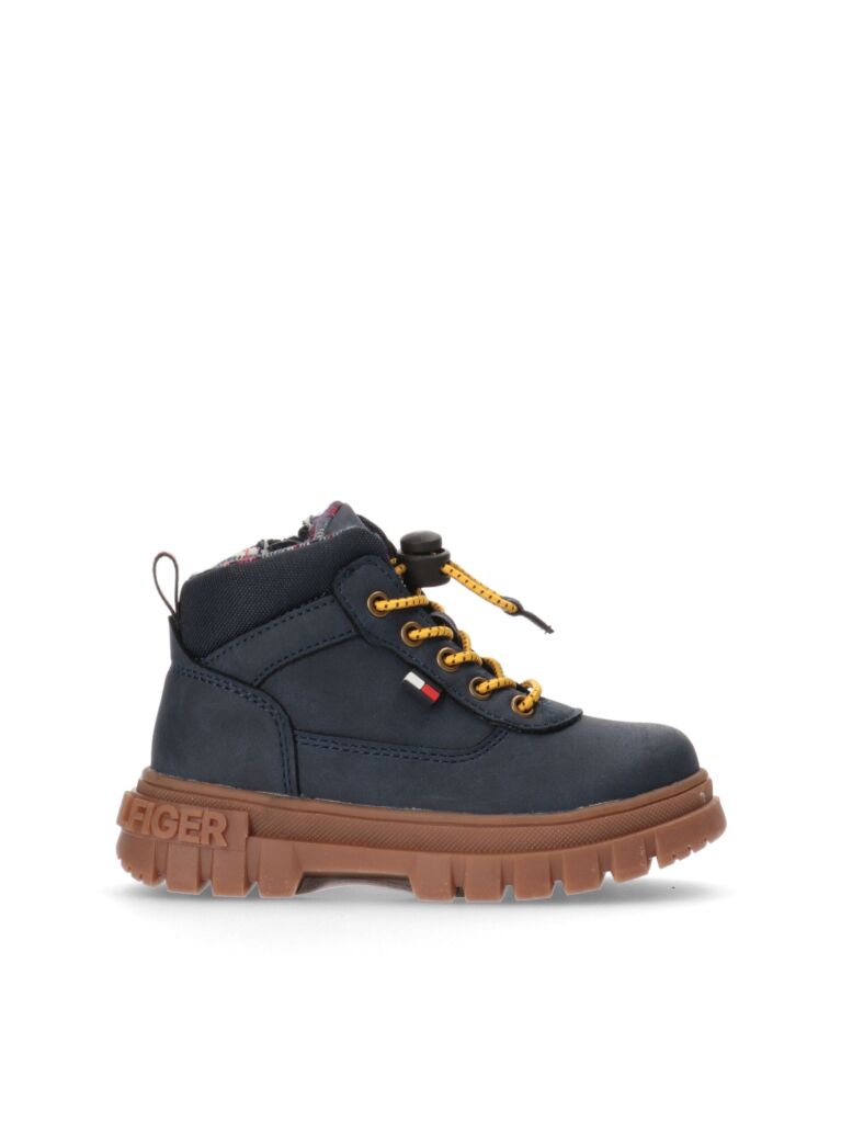 Blue Toggle Cord Ancle Boots  Boys