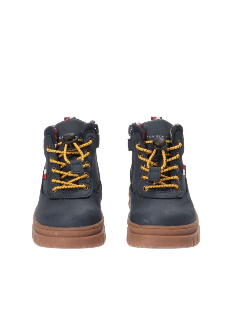 Blue Toggle Cord Ancle Boots  Boys