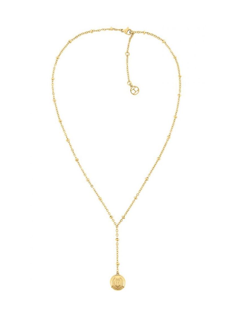 Gold Drop Bead necklace  Women