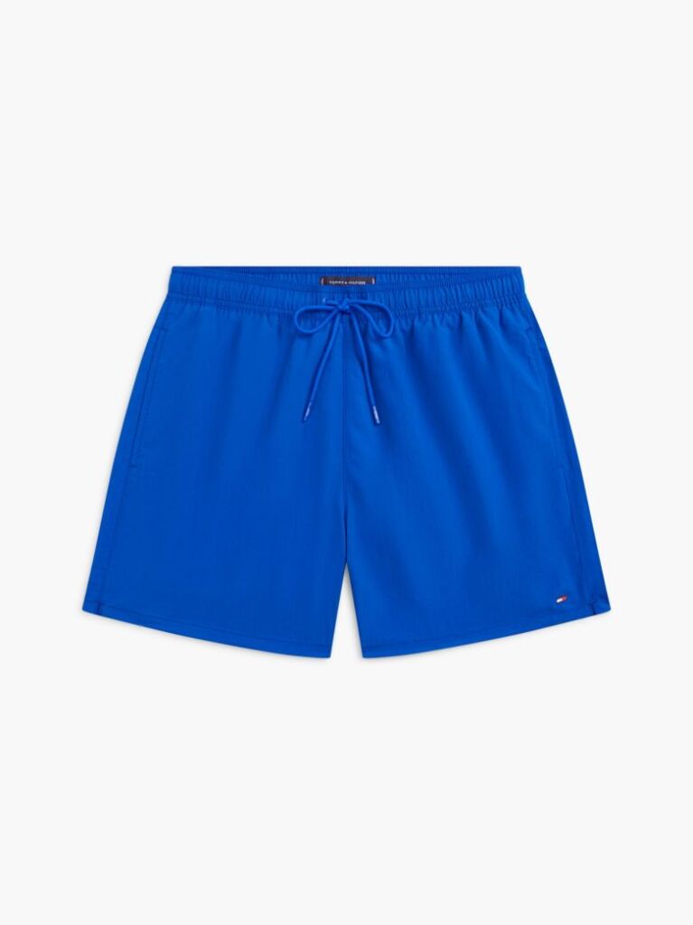 Blue Essential Mid Length Swim Shorts  Men