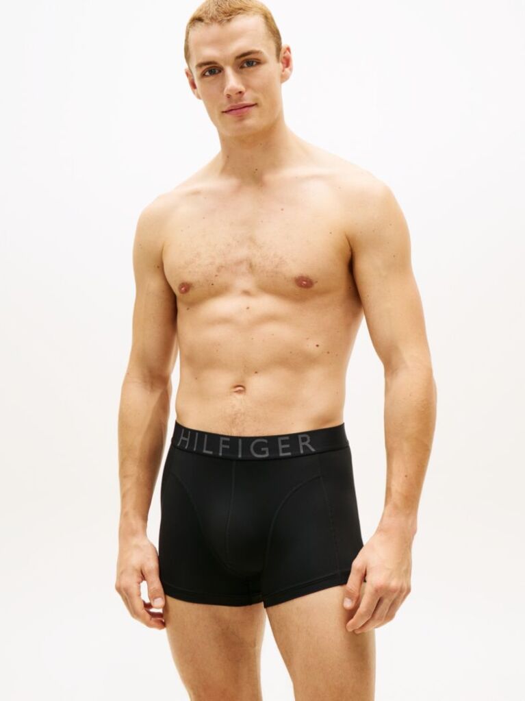Multi 3-Pack Logo Waistband Cooling Microfibre Trunks  Men