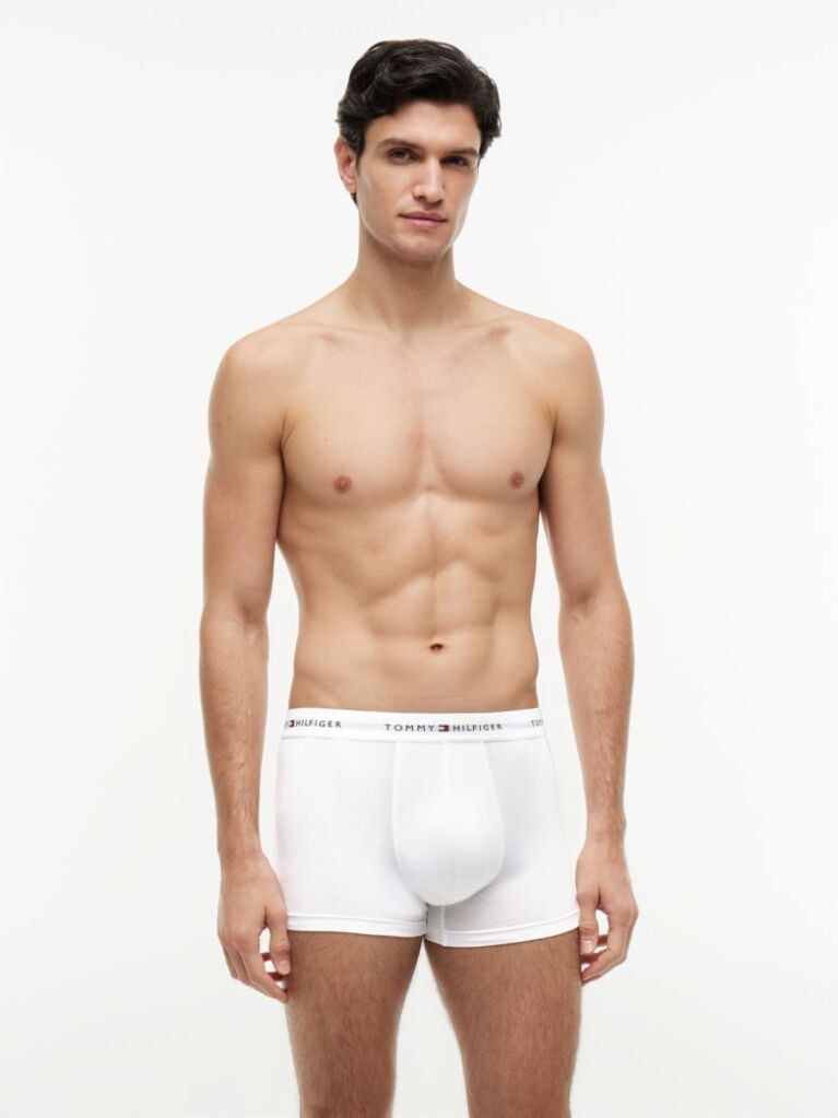Multi 3-Pack Signature Repeat Logo Waistband Trunks  Men