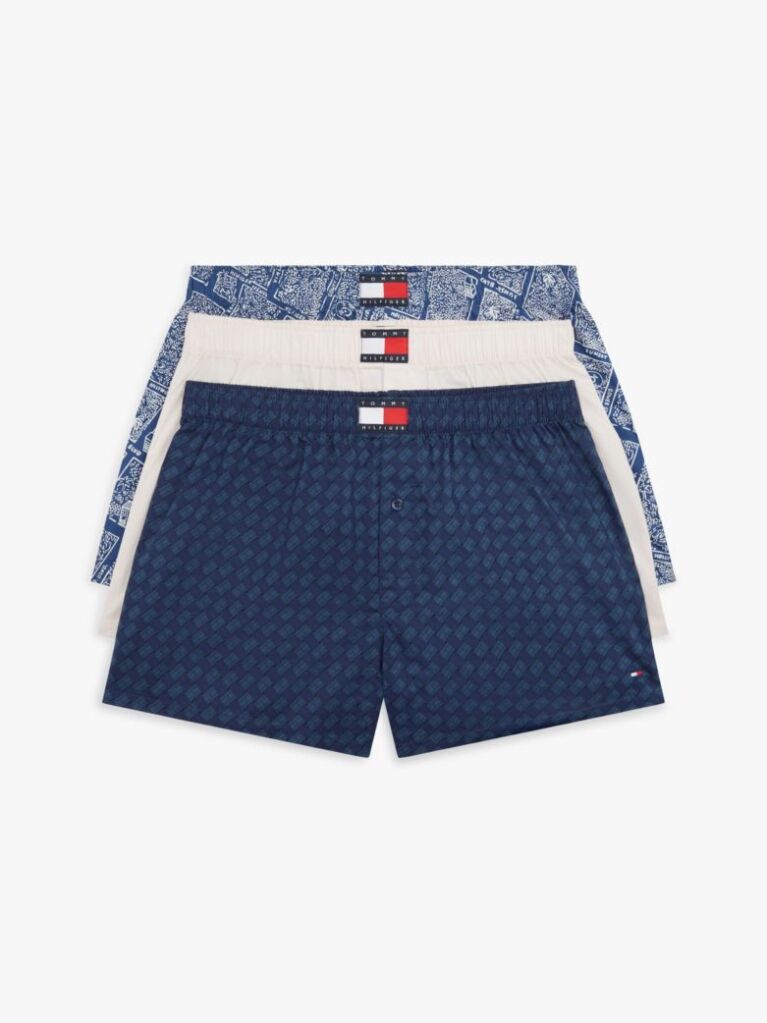 Multi 3-Pack Heritage Logo Poplin Boxer Shorts  Men