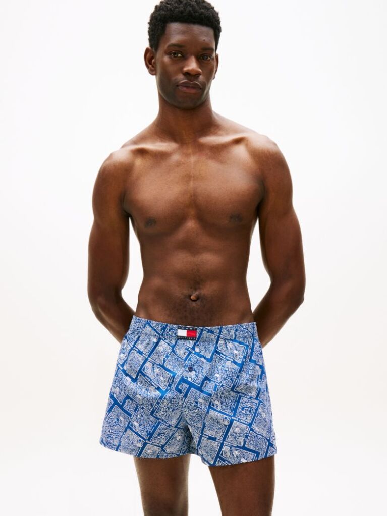 Multi 3-Pack Heritage Logo Poplin Boxer Shorts  Men