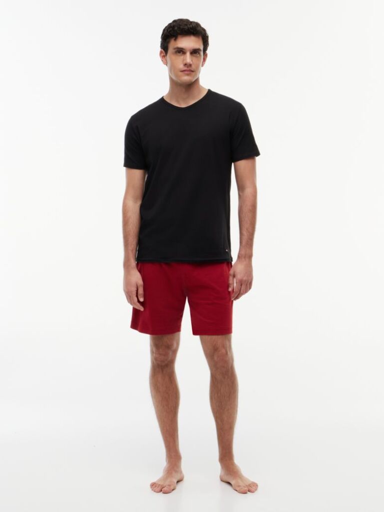 Black 3-Pack Premium Essential V-Neck Lounge T-Shirts  Men