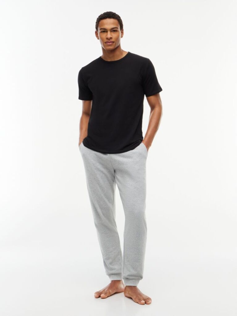Black 3-Pack Premium Essential Lounge T-Shirts  Men