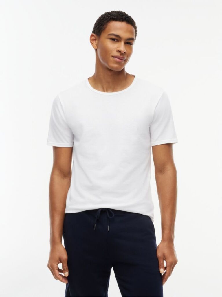 White 3-Pack Premium Essential Lounge T-Shirts  Men