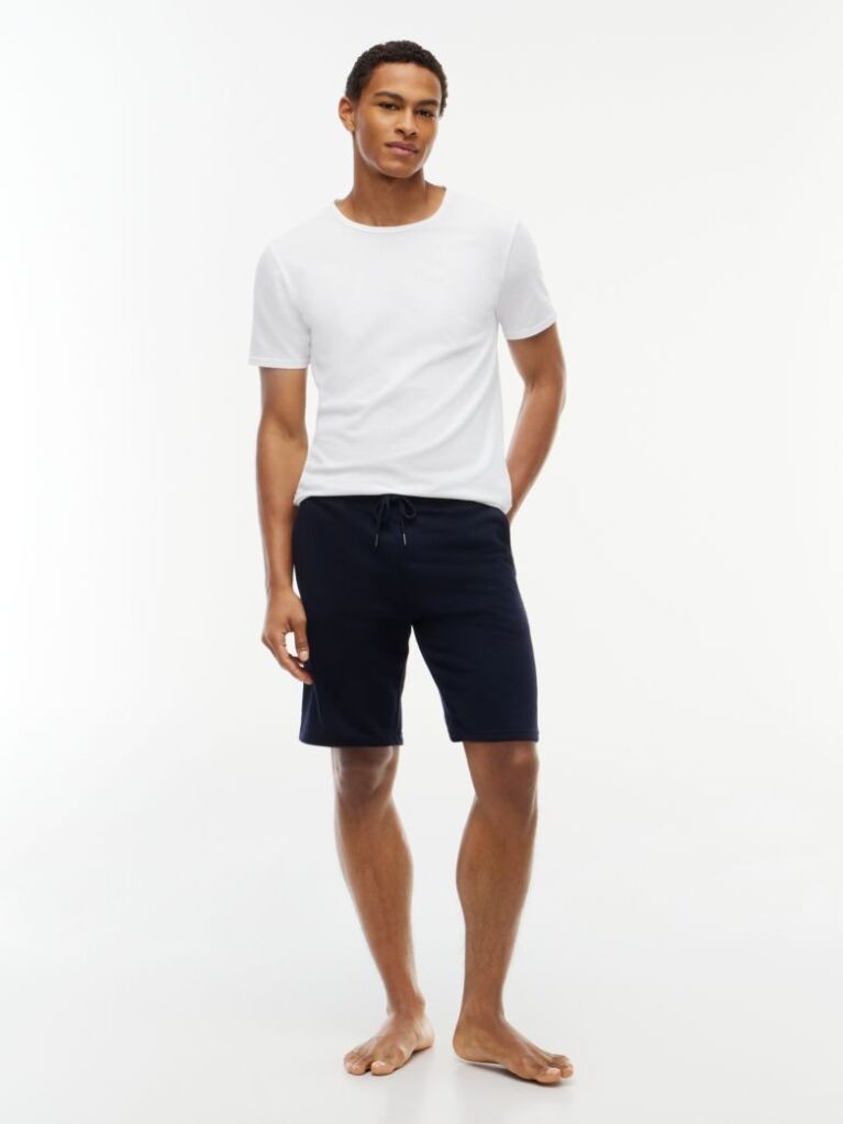 White 3-Pack Premium Essential Lounge T-Shirts  Men