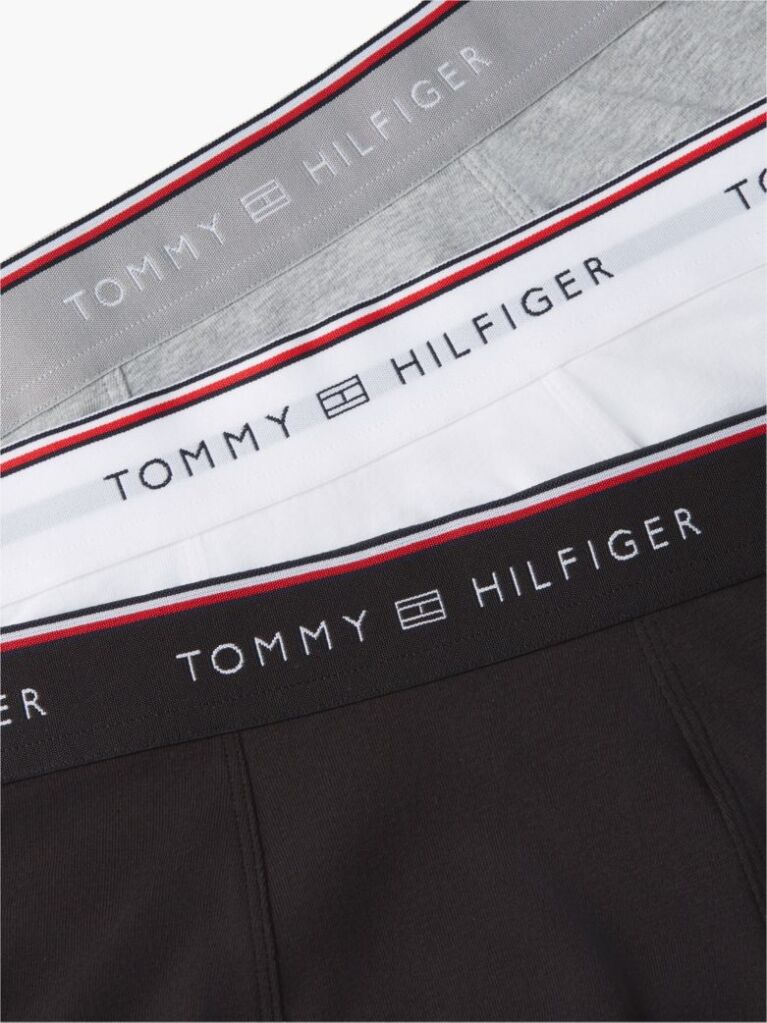 Multi 3-Pack Global Stripe Logo Waistband Trunks  Men