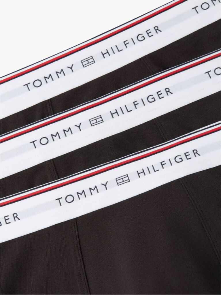 Black 3-Pack Global Stripe Waistband Boxer Briefs  Men