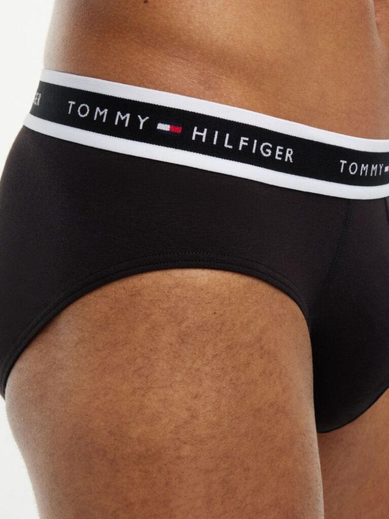 Black 3-Pack Signature Repeat Logo Waistband Briefs  Men