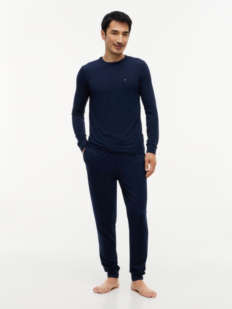 Blue Everyday Luxe Pyjama Set  Men